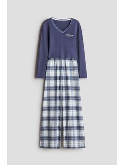H&M - Girls Blue Jersey T-Shirt & Pyjama