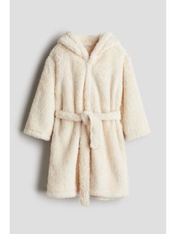 H&M - Kids Beige Fluffy Dressing Gown