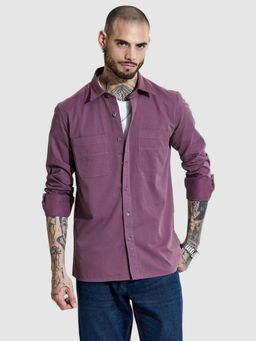 Snitch - Mauve Slim Fit Shirt
