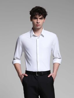 Jack & Jones - White Slim Fit Shirts