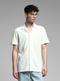 Jack & Jones - Off White Comfort Fit Shirts
