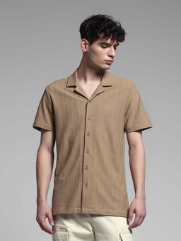 Jack & Jones - Brown Comfort Fit Shirts
