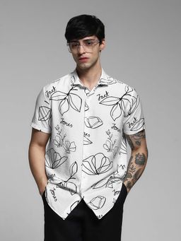 Jack & Jones - White Slim Fit Shirts