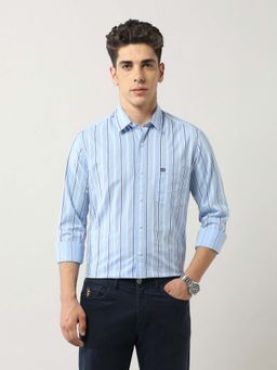 Arrow Sports - Men's Vertical Striped Slim Fit Shirt