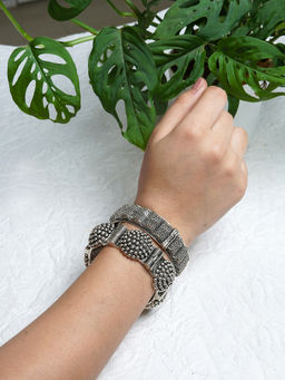 Teejh - Richa Stacked Bracelet (Set Of 2)