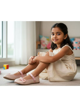 BOYZ N GALZ - Girls Pink Ballerinas