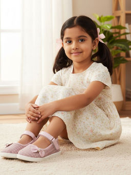 BOYZ N GALZ - Girls Pink Ballerinas