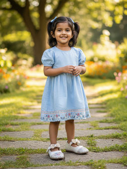 BOYZ N GALZ - Girls White Ballerinas