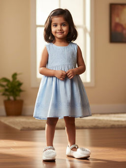 BOYZ N GALZ - Girls White Ballerinas