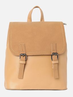 Haute Sauce - Women Solid Beige Backpack