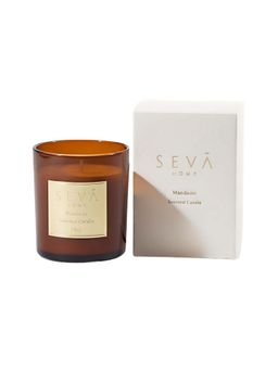 SEVA HOME - Signature Mandarin Scented Candle Gift Box Soy Wax Luxury Home Décor