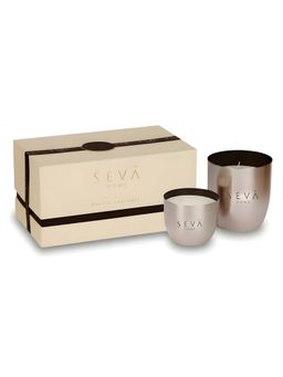 SEVA HOME - Heirloom Aqua Candle Set Luxury Gifting 40-55 Hour Burn