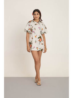 The Whole Nine Yards - White Elara Mini Dress