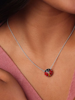 Mia by Tanishq - Whimsical Ladybug Necklace (41)