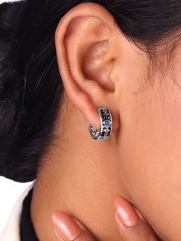 Mia by Tanishq - Cosmic Drip Hoop Earrings
