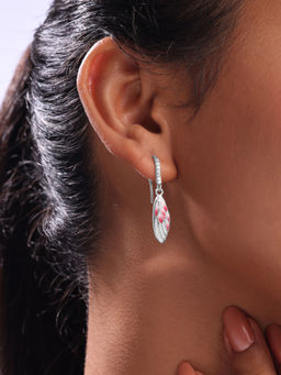 Mia by Tanishq - Blush Wing Earrings