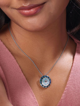 Mia by Tanishq - Midnight Mosaic Pendant