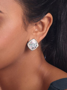 Mia by Tanishq - Mother Of Pearl Oasis Stud Earrings
