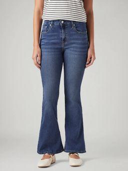 Levi's - Women 726 Blue Solid Jeans