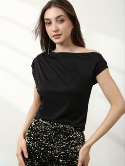 Globus - Women Black Solid Top