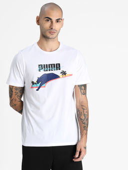 Puma - Graphic Casual Tee Logo Play