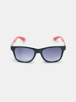 DukieKooky - Kids Grey Lens Black Square Sunglasses with UV Protected Lens (M)