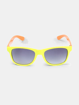 DukieKooky - Kids Grey Lens Yellow Square Sunglasses with UV Protected Lens 900738 (M)