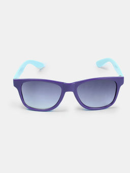 DukieKooky - Unisex Kids Grey Blue UV Protected Square Sunglasses 900739 (M)