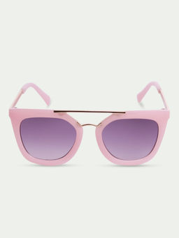 DukieKooky - Unisex Kids Purple Pink Wayfarer Sunglasses With UV Protected Lens (M)