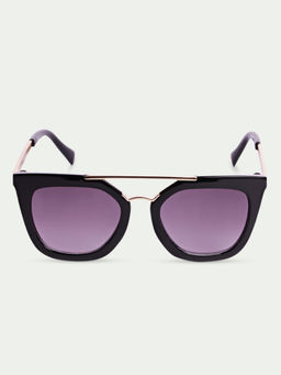 DukieKooky - Kids Purple Lens Black Wayfarer Sunglasses with UV Protected Lens (M)