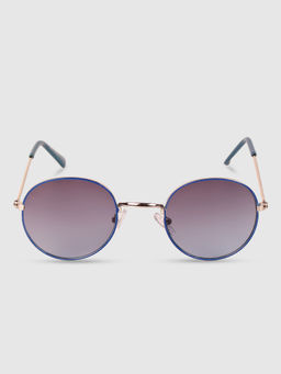 DukieKooky - Kids Round Sunglasses with UV Protected Lens-DKSG387E-Blue (M)