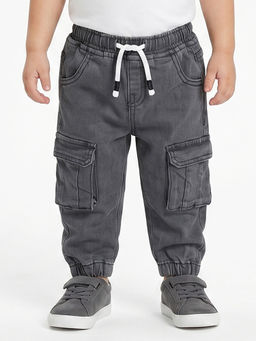MINI KLUB - Baby Boys Denim Jeans - Grey