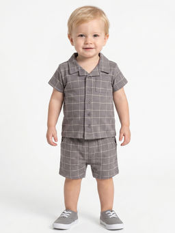 MINI KLUB - Baby Boys Co-Ord Set- Grey
