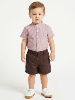 MINI KLUB - Baby Boys Shirt And Shorts - Multi-Color