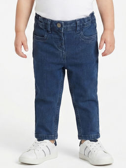 MINI KLUB - Baby Girls Denim Jeans - Blue