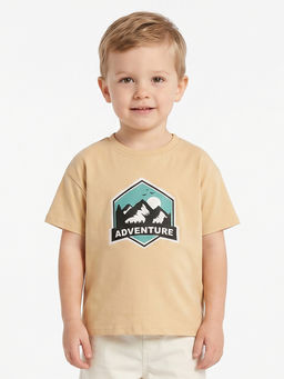 MINI KLUB - Kids Boys T-shirt - Beige