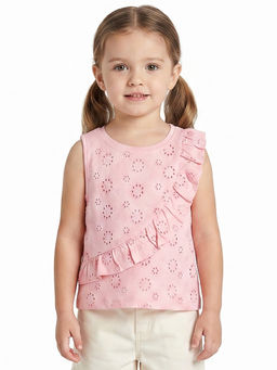 MINI KLUB - Kids Girls Knit Top - Pink