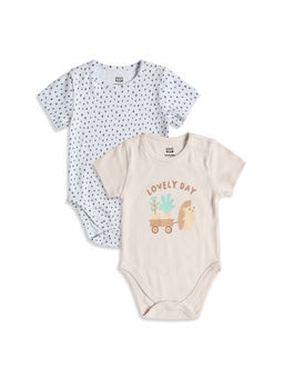 MINI KLUB - Baby Boys Body Suit - Multi-Color (Pack of 2)