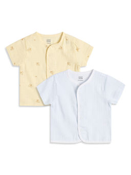 MINI KLUB - New Born Baby Boys Jhablas - Multi-Color (Pack of 2)