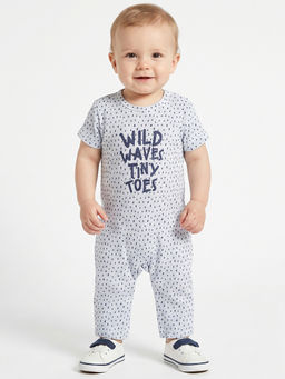 MINI KLUB - Baby Boys Romper - Grey