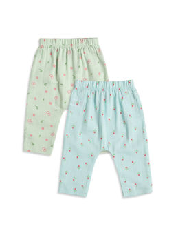 MINI KLUB - New Born Baby Girls Mus Trousers - Multi-Color (Pack of 2)