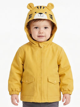 MINI KLUB - Baby Boys Hooded Jacket - Yellow