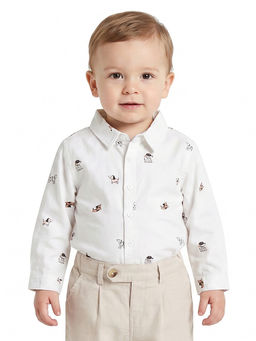 MINI KLUB - Baby Boys Shirt - Off White
