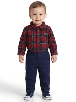 MINI KLUB - Baby Boys Shirt And Trousers - Multi-Color