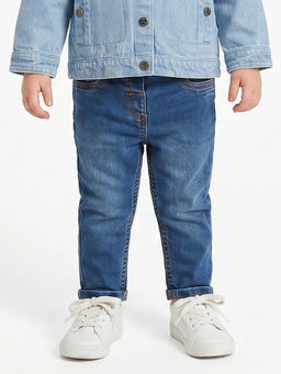 MINI KLUB - Baby Girls Denim Jeans - Blue