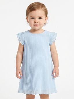 MINI KLUB - Baby Girls Dress - Sky Blue
