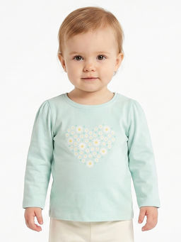 MINI KLUB - Baby Girls Knit Top - Light Green