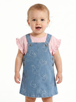 MINI KLUB - Baby Girls Dress and Top- Blue