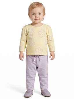MINI KLUB - Baby Girls Top And Pant - Yellow