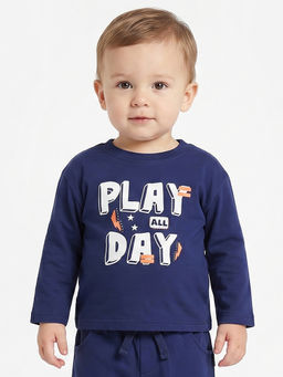 MINI KLUB - Baby Boys T-shirt - Navy Blue
